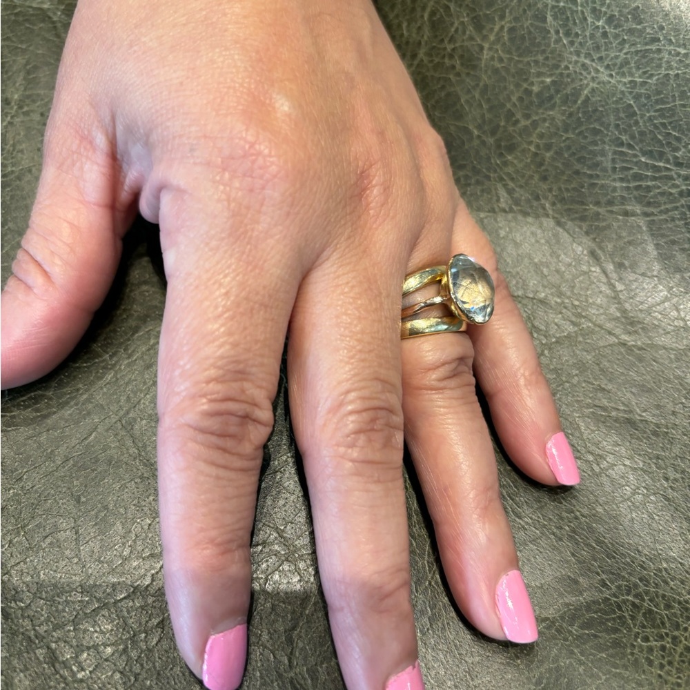 Antique Georgian Paste Ring - image 4